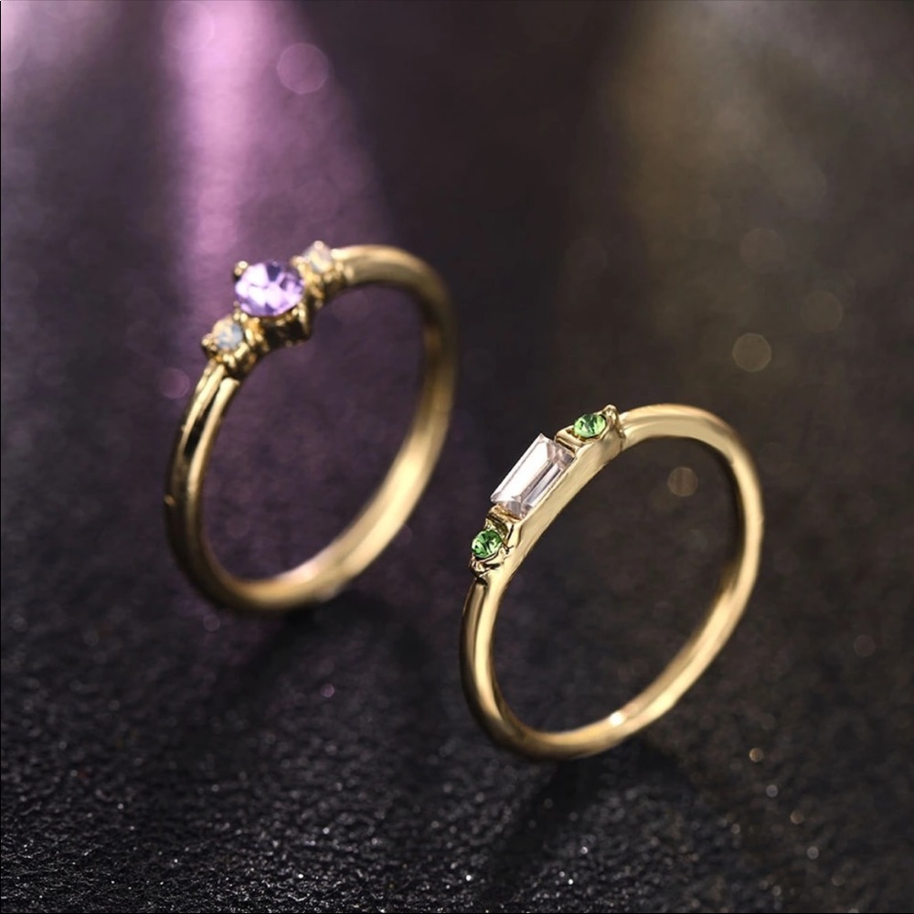 GISELE ♡  4 Rings GIFT SET Size 9 - Picture 3 of 6